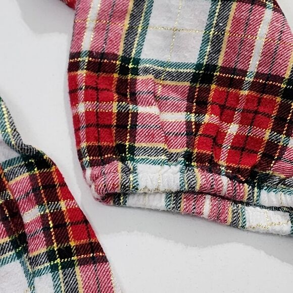 Girls Red Plaid Button Down Tunic Shirt Size 6x NEW without Tags - Picture 5 of 6